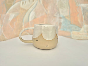 Skodelica L+ - White hearts