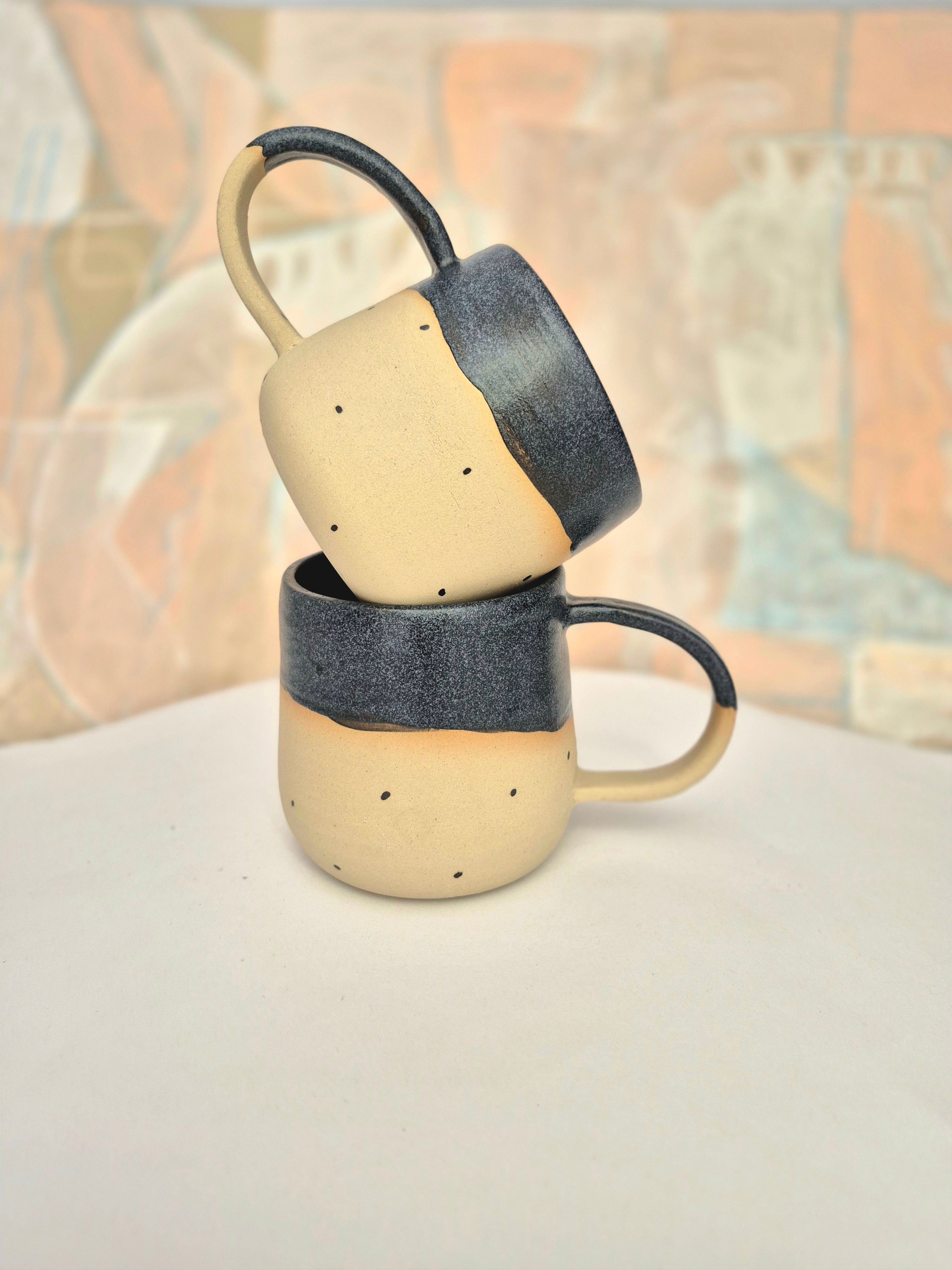 Skodelica L+ - Midnight s pikicami