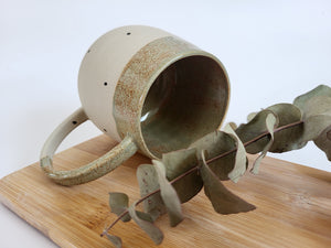 Skodelica XL - Moss green pikicami